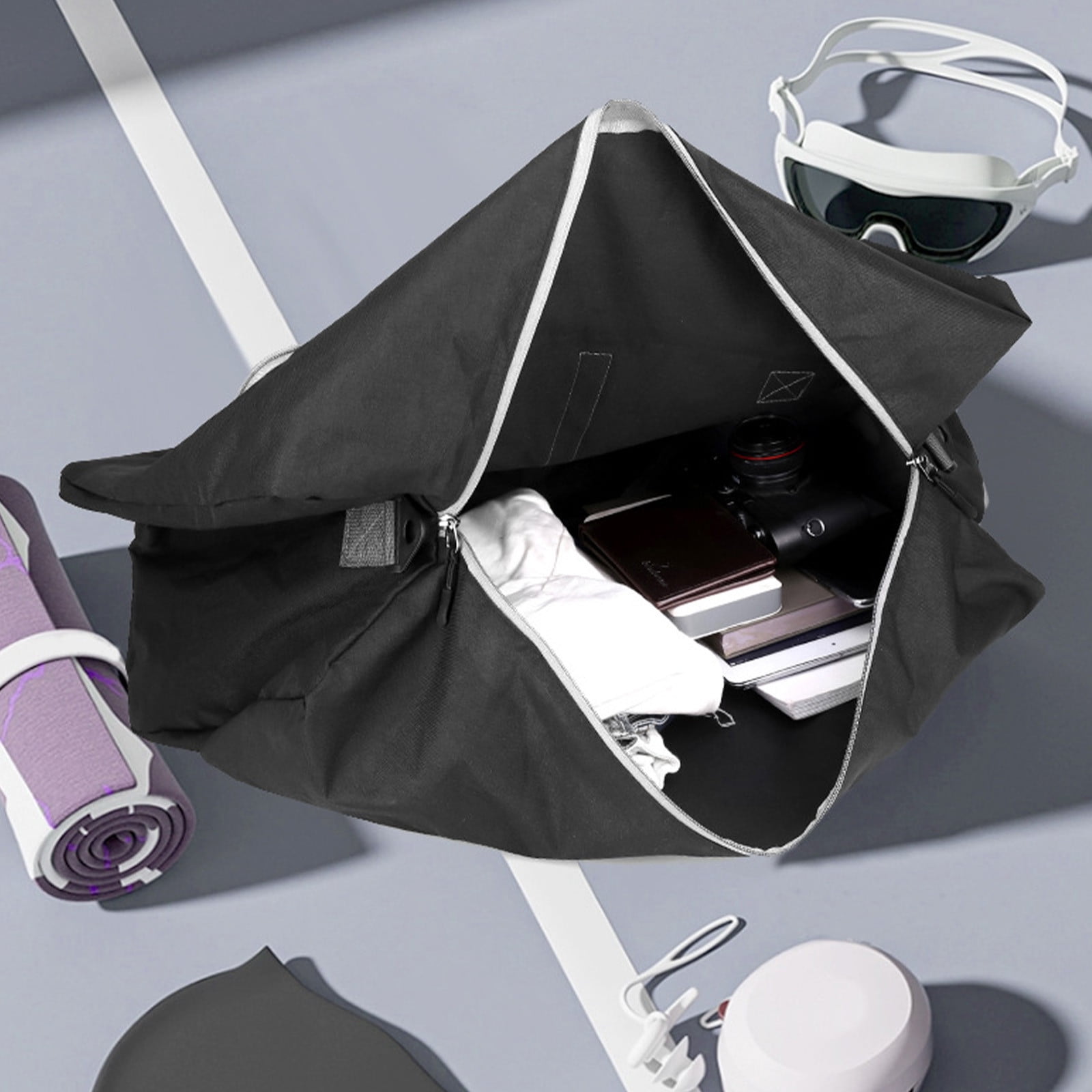 Jubipavy Travel Luggage Bag For Men and Women Foldable Travel Luggage Bag With Shoe Compartment Lightweight Travel Bag
