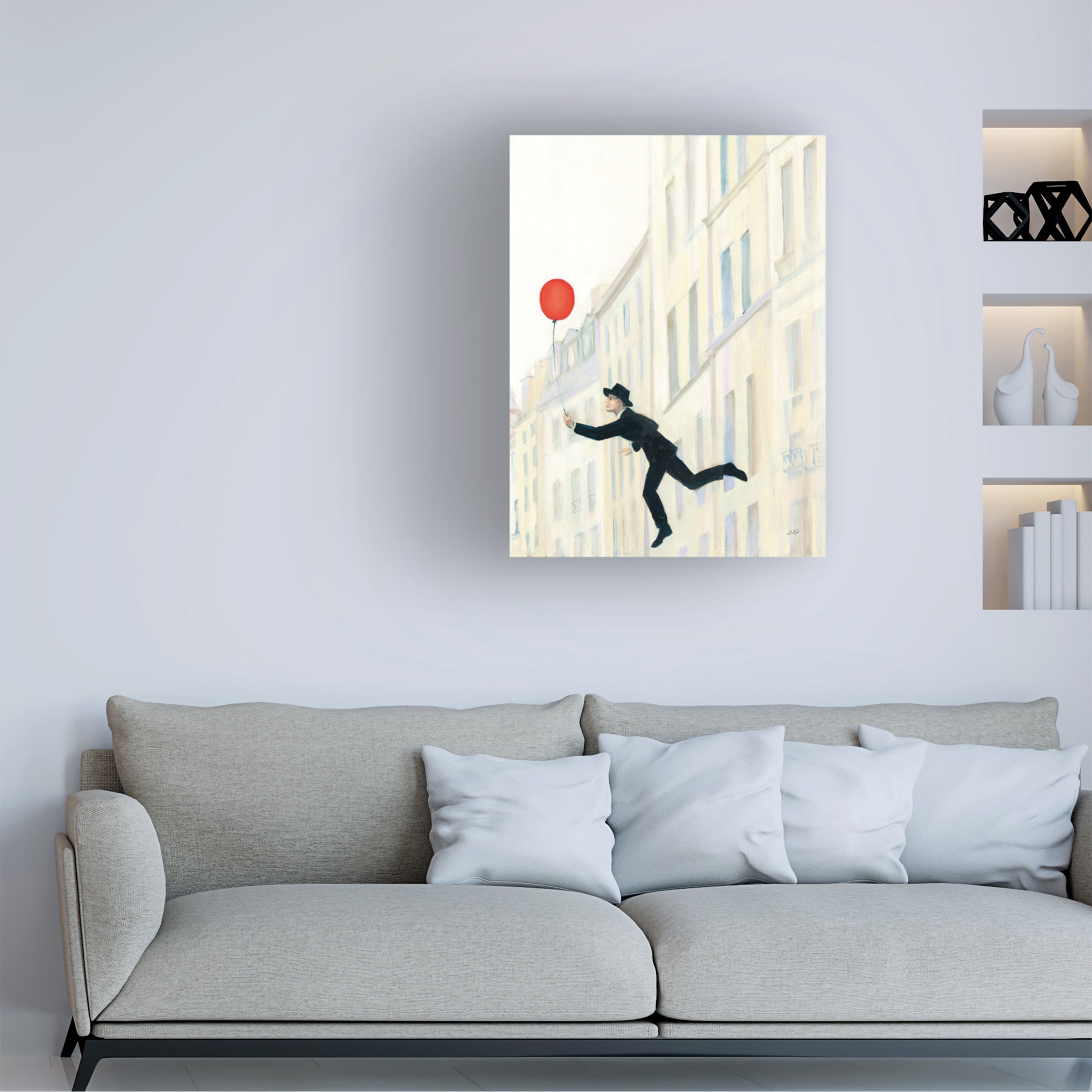 Trademark Fine Art 'Aloft In Paris III' Canvas Art by Julia Purinton