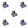 thumbnail image 2 of relayinert Module de Contrôleur de Moteur Pas à Pas L298N Double H-Bridge DC Remplacement pour 43 * 43 * 27cm 5Ensemble, 2 of 6