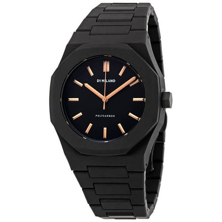 D1 Milano Polycarbon Black Dial Men's Watch PCBJ03