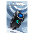 thumbnail image 5 of Q28-2X Helmet Headset with WIFI Bluetooth,HD 1080P Driving Recorder&Wireless Camera Call & Video Recording,A,1 * Helmet Bluetooth Dash Cam Headset,Black, 5 of 8