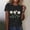 A09 Black, variant on Xdegoge Womens Botanical Daisy Garden Graphic Short Sleeve Crewneck T Shirt Wildflower Print Nature Inspired Summer Casual Loose Comfort Fashion Tee Artistic Floral Pattern Style Tops Shirts