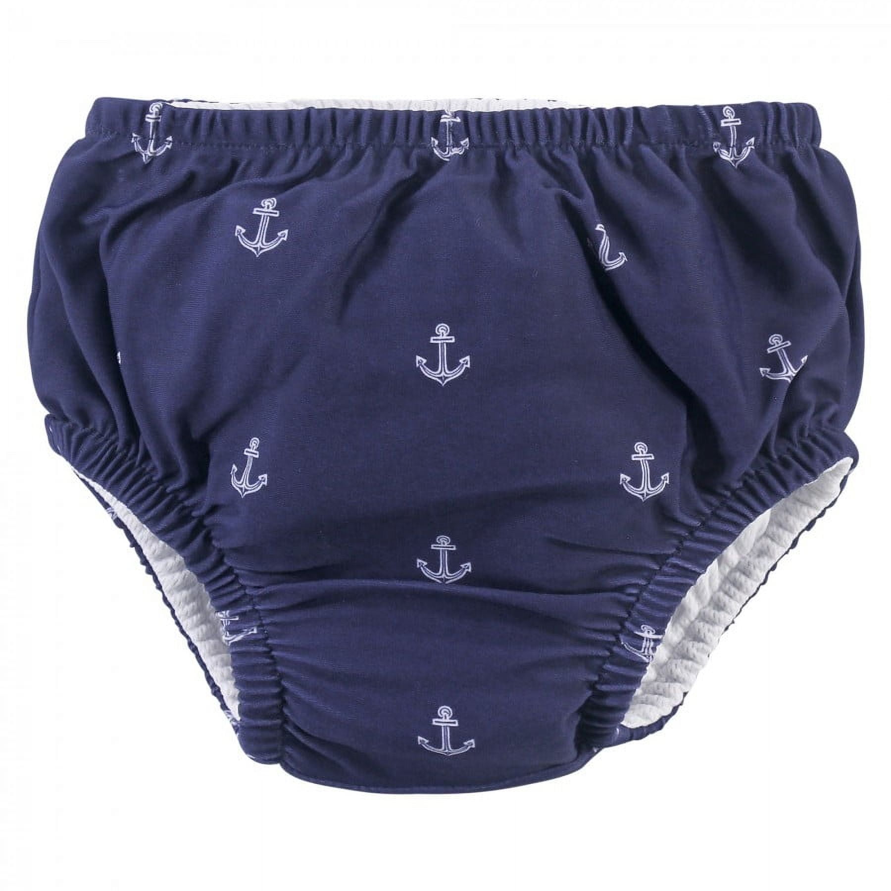 Hudson Baby Infant and Toddler Unisex Swim Diapers, Blue Gray Shark, 0-6 Months