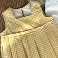 thumbnail image 7 of QSXADF Girls' Long Maxi Dress Beach Dress Children's Plaid Sleeveless Dress For Summer Leisure And Comfortable able For Both Adults And Girls Summer Outfits, 7 of 7