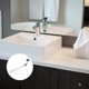 thumbnail image 2 of Acero de plástico Downcomer Flojo de lavado de baño flexible Fuente de lavado (estilo aleatorio), 2 of 5
