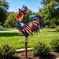thumbnail image 4 of Patriotic 4th of July Metal Yard Stake Double-Sided Outdoor Garden Decor Independence Day Sign for Porch Courtyard 11.8 X 7.9IN, 4 of 7