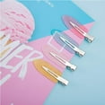 thumbnail image 4 of Pinzas para el cabello sin curvas, pinzas para el cabello sin arrugas, pinzas para peinar el pico de pato, pasadores para el cabello de cocodrilo sin abolladuras para salón, peinado, peluquería,, 4 of 6