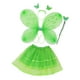 thumbnail image 5 of Disfraz de hada para niñas Ropa de ala de hada Disfraz de ángel Falda tutú para niños pequeños 4 piezas/juego Disfraz de mariposa para disfraces Fiest Verde, 5 of 8