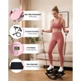 thumbnail image 4 of GARVEE Rocking Steppers for Exercise at Home,3D Motion Rock Stepper with LCD Monitor,Resistance Bands & Anti-Slip Mat,350LBS Capacity Side to Side Stair Stepper for Full Body Workout,Black, 4 of 6