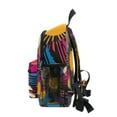 thumbnail image 4 of FORMRS School Backpack with Front Zippered Pocket 12" Student Travel Daypack, Futuristic Circles, 4 of 6