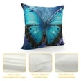thumbnail image 4 of Shiartex Beautiful Butterfly Print Throw Pillow Cover Square Soft Cushion Cover Throw Pillow Case for Home Decor Living Room Bed Couch Car, 4 of 5