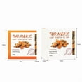thumbnail image 3 of QunYou Turmeric Soap Ginger Soap Kojic Shower Skin Care Body and Facial Bar Soap 100g, 3 of 9