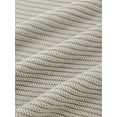 thumbnail image 6 of Qmyliery Women Winter Ribbed Sweater, Adults Casual Solid Color Long Sleeve Round Neck Knitwear Gift, 6 of 8