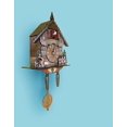 thumbnail image 3 of Bird And Leaf Model Forest Mechanical Cuckoo Clock, Linden Wood With Half And Full Hour Strike, 3 of 3
