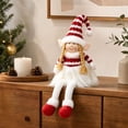 thumbnail image 6 of KKOUHVY Cloth Christmas Elf Doll Ornaments 3.94x20.08in, Plush Xmas Tabletop Decorations for Home Party Wreath Tree, 6 of 8
