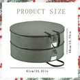 thumbnail image 3 of Wreath Storage Container Christmas Wreath Storage Bag 2 Layer Storage Thickened Cloth Water Proof Material With Zipper Reinforced Handle Dusts Proof Red, 3 of 5