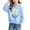 Blue, variant on Mooqilaa Girls Graphic Hoodies Size 7-8 T, Fashion Pullover Casual Long Sleeve Spring Fall Tops Pink