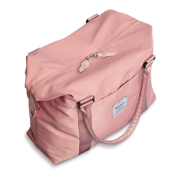 Bolsa de viaje BJLFS Weekender Carry On para mujer, color rosa, para portátil de 15,6 pulgadas