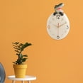 thumbnail image 4 of Reloj infantil, reloj de pared silencioso, cuadro infantil, decoración para habitación infantil. tiranosaurio, 4 of 9