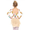 thumbnail image 6 of Grblisyd Ballet Leotards for Girls Floral Print Dance Leotards with Skirt Gymnastic Ballerina Outfit Dress Classic Long Sleeve, 6 of 6