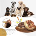 thumbnail image 4 of Dujiujun Interactive Donut Dog Chew Toy with Built-in Sound Teeth-grinding Bite Resistant Relieve Boredom Food-grade Pet Toys, 4 of 8