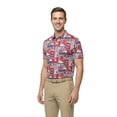 thumbnail image 4 of Birdie Bound Men's and Big & Tall Pop Art America 250 Golf Print Polo Shirt, Sizes XS-4XLT, 4 of 6