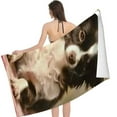 thumbnail image 2 of PHYHOO Beautiful Hairless Crested Dog Microfiber Beach Towel for Adult Quick Dry Sand Free Lightweight Oversized Ultra Soft Skin-Friendly Swim Pool Travel Picnic Shower Bath Towel Blanket 30x60in, 2 of 8
