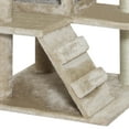 thumbnail image 6 of Best Choice Products 53in Multi-Level Cat Tree Scratcher Condo Tower - Beige, 6 of 7