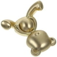 thumbnail image 4 of KALLORY 1Set Bear Shape Hooks Metal Wall Mounted Hangers for Living Room Decorative Use Golden Zinc Alloy, 4 of 8