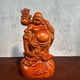 thumbnail image 1 of Large rosewood carved Maitreya Buddha statue with a large belly, a decorative piece for home living room., 1 of 4