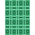 thumbnail image 1 of Ahgly Company Machine Washable Indoor Rectangle Transitional Lime Mint Green Area Rugs, 6' x 9', 1 of 7