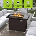 thumbnail image 2 of Glass Top Fire Pit Table 44”. Works with 20 lb. Propane Tanks - Gorilla Gadgets, an American small Business., 2 of 8