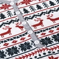 thumbnail image 4 of Family Matching Christmas Pajamas Sets Elk Tree Print Tops Pants Sleepwear  2Pcs Outfits for Mom Dad Kid Baby, 4 of 6