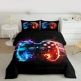 thumbnail image 2 of Feelyou Futuristic Gamepad Teen Bedding Comforter Set, Game Console Twin Comforter Sets, Modern Video Gaming Reversible Bedding Set, Microfiber Bedroom Decor, 2 Pieces, 2 of 8