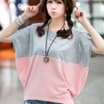 thumbnail image 4 of Zonghan Casual Batwing Short Sleeve T-Shirts Crew Neck Loose Tee Tops Blouses for Women, Girl, 4 of 6