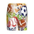 thumbnail image 2 of Lsque Balls Mens Sleep Pajama Shorts,Short Pajama Pants, Cotton Ultra-Soft Knit-X-Large, 2 of 9