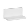 thumbnail image 2 of Honey-Can-Do White L Shape Wall Shelf, 2 of 5