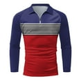 thumbnail image 5 of KDFJPTH Men's Polo Shirts Long Sleeve 0 Tops Red M, 5 of 5