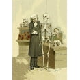 thumbnail image 2 of Frusius 11x14 Black Ornate Wood Framed with Double Matting Museum Art Print Titled - Death Under Inspection, 2 of 4