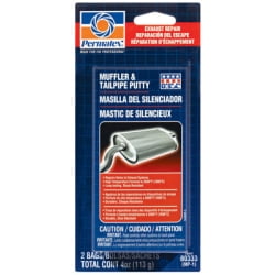 MUFFLER AND TAILPIPE PUTTY, 2 X 2 OUNCE PUOCHES