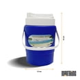 thumbnail image 2 of Hielera Portátil 1L Compacta Profesional Conservador Camping Marthing Conservadora de Alta Resistencia para Alimentos y Bebidas ideal para Viajes, Playa, Camping, Picnic Azul y Blanco, 2 of 9