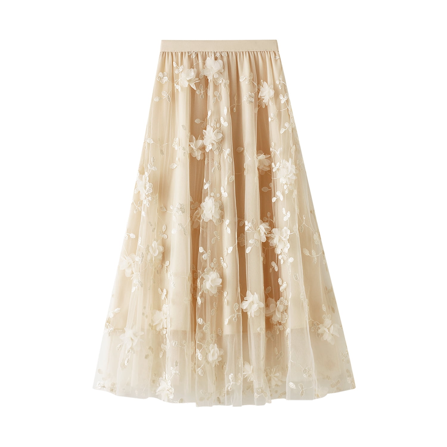 flowy maxi skirt 3d