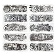 thumbnail image 4 of Arm Tattoo Sticker,10pcs Full Sleeve Temporary Fake Tattoos Stickers Temporary Tattoos Exceptional Craftsmanship, 4 of 14