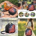 thumbnail image 6 of KUIFORTI American Flag Baseball Player Bookbag with Lunch Box Kid Backpack Set 4Pcs Boys School Bag Pencil Pouch for Elementary Primary Middle School Back to School Supplies, 6 of 7
