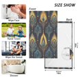 thumbnail image 6 of Yayeee 2 Pack Hand Towels for Bathroom 100% Cotton 16" x 28" Soft Absorbent Kitchen Towel, Navy Blue Art Pattern, 6 of 7