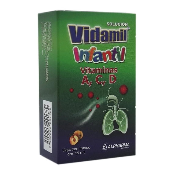 Vitaminas Vidamil Infantil solución 15 ml