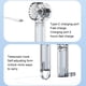 thumbnail image 3 of Inteprter Ventilador de refrigeración portátil recargable para diversas escenas Mini ventilador portátil ABS ordinario Ventilador recargable Electrodomésticos estilo general blanco, 3 of 3