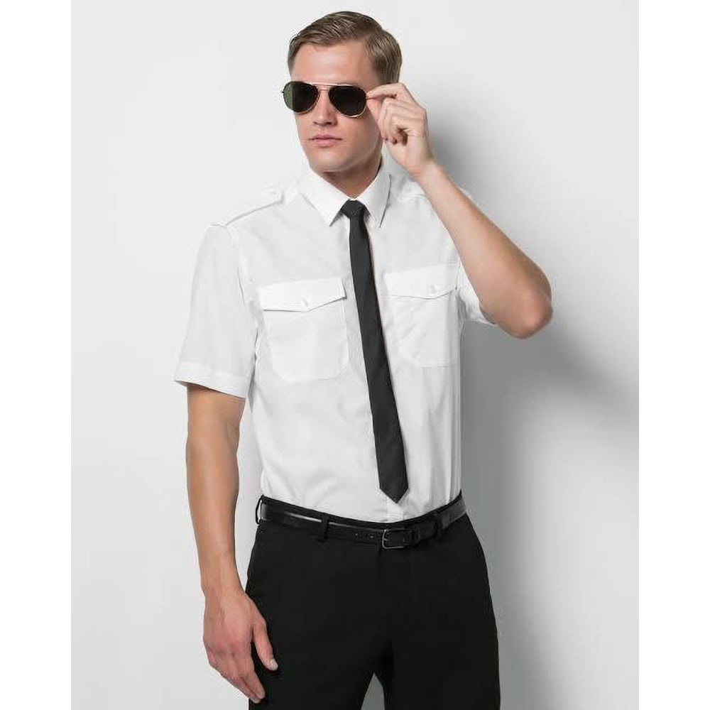 mens short sleeve pilot shirts