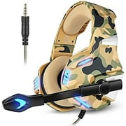 G2600 Camouflage Computer Headset Head-mounted Online Game Voice Headset Noise Reduction Stereo Headset