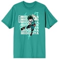 thumbnail image 5 of My Hero Academia Men's Deku Lightning Power Cradle Blue Graphic T-Shirt-XX-Large, 5 of 7